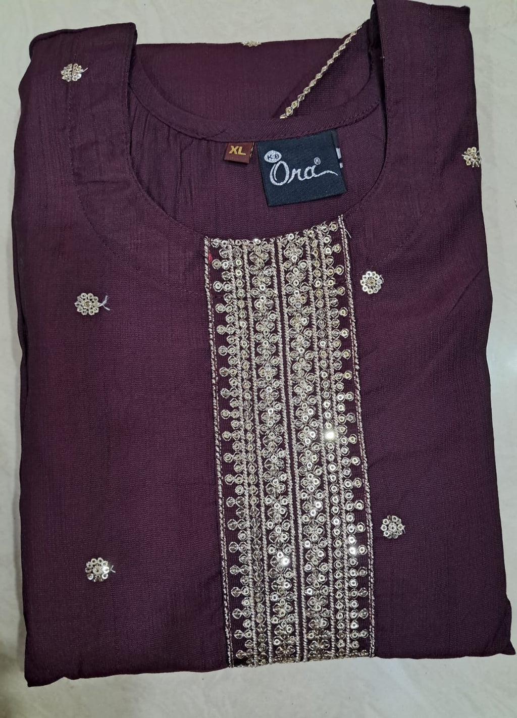 Vatican Silk Purple Mirror Dress