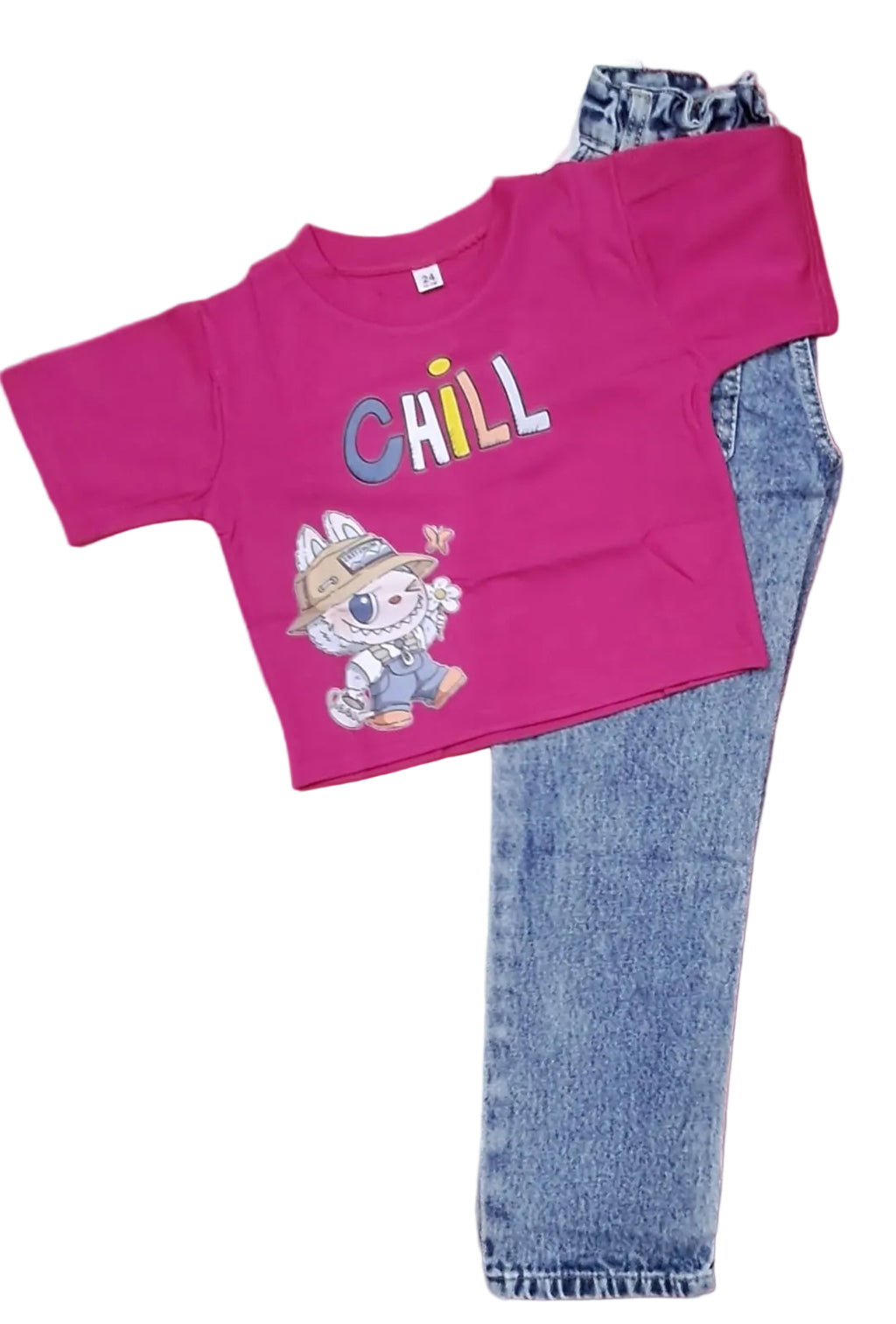 Denim Jeans pant and T - shift