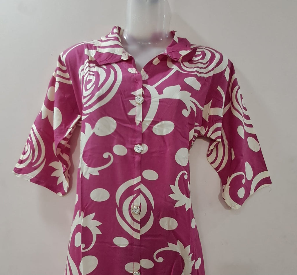 Pink color co- ord set