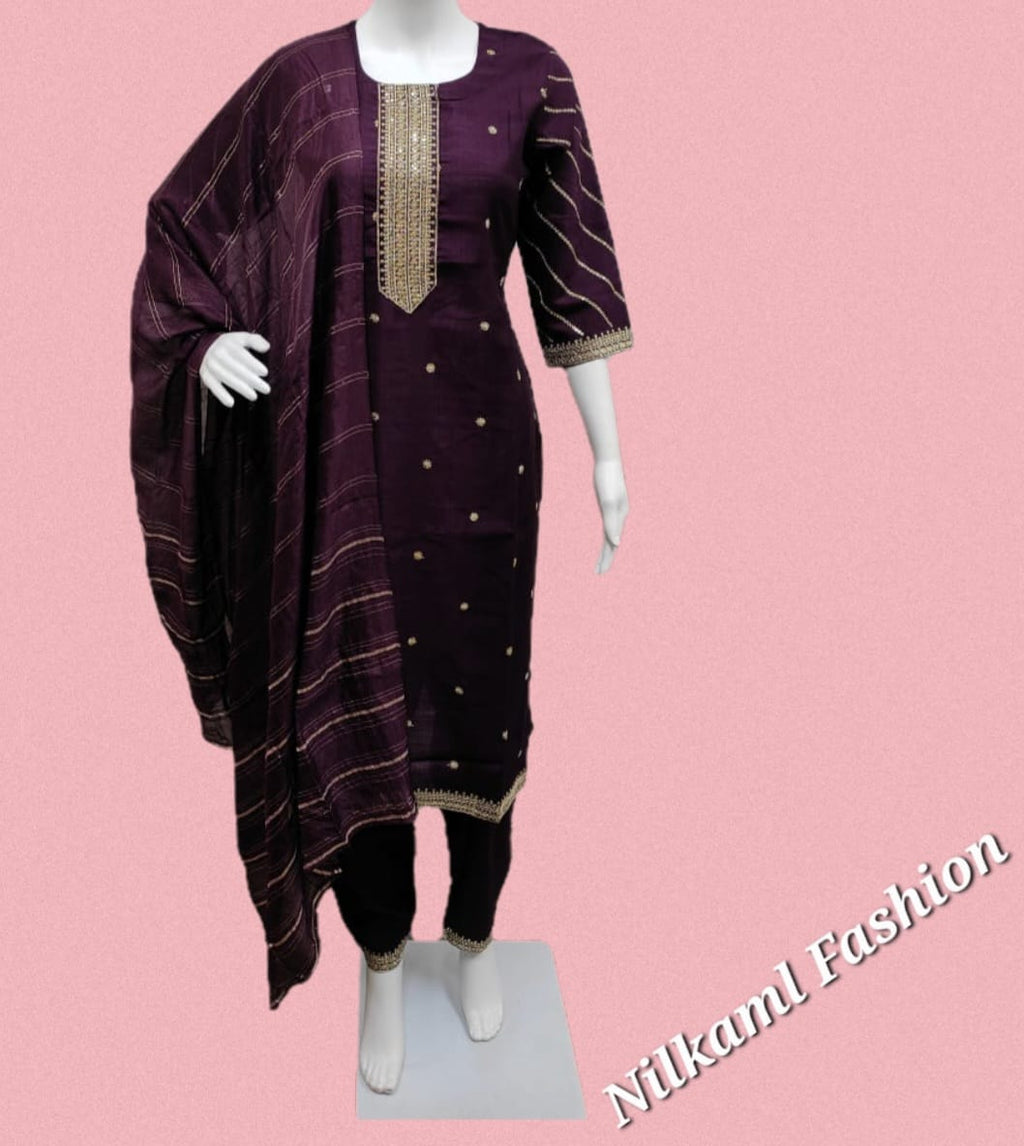 Vatican Silk Purple Mirror Dress