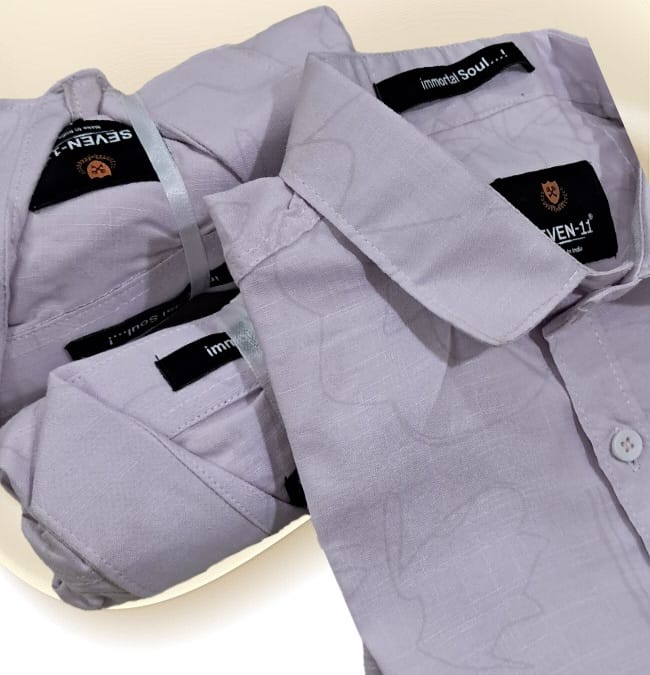 Premium Soft Lavender Formal Shirt