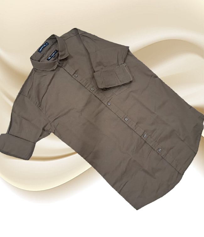 Classic Olive Green Casual Shirt