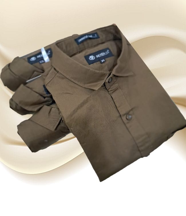 Classic Olive Green Casual Shirt