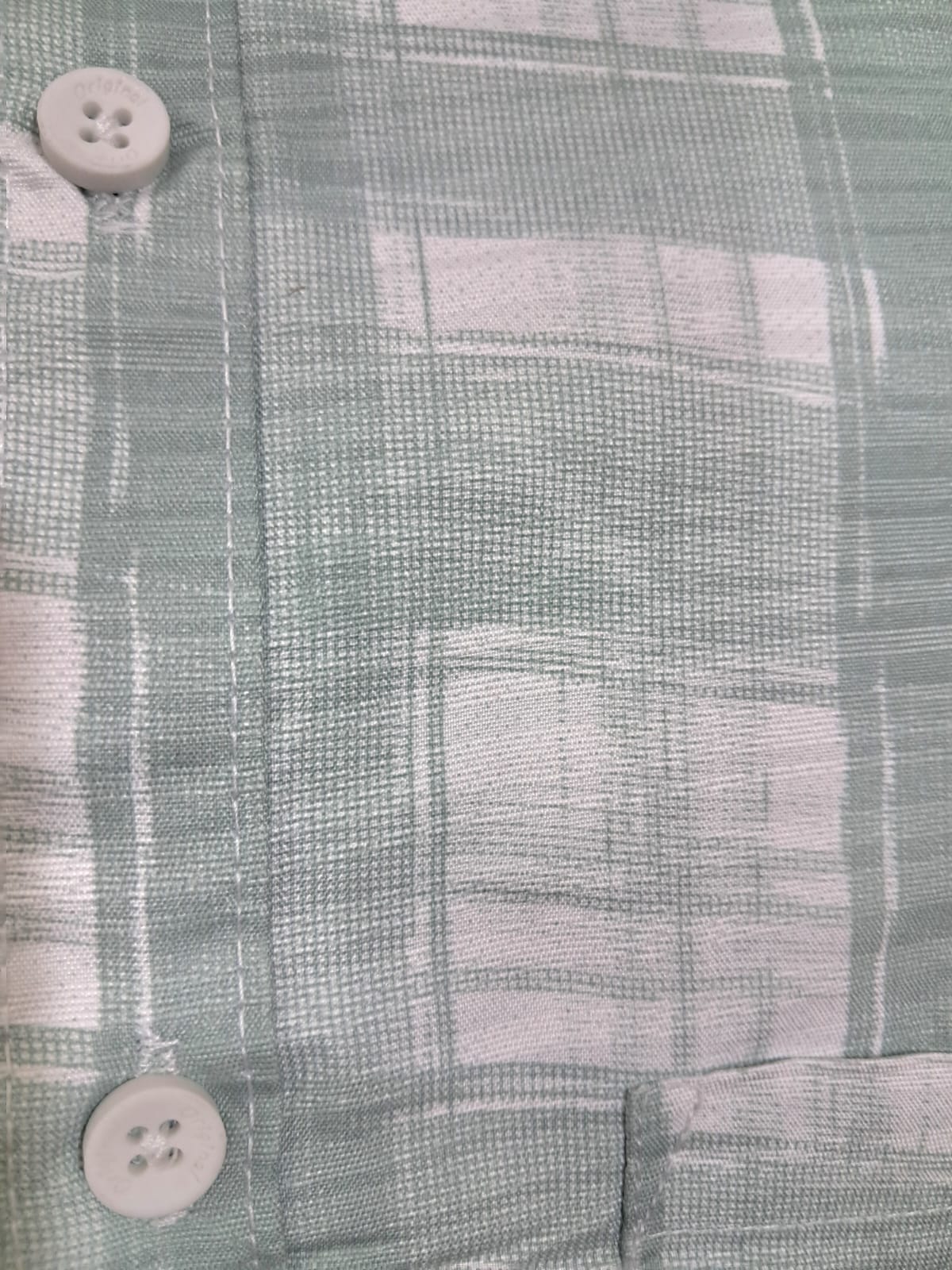 Mint Green Checkered Casual Shirt