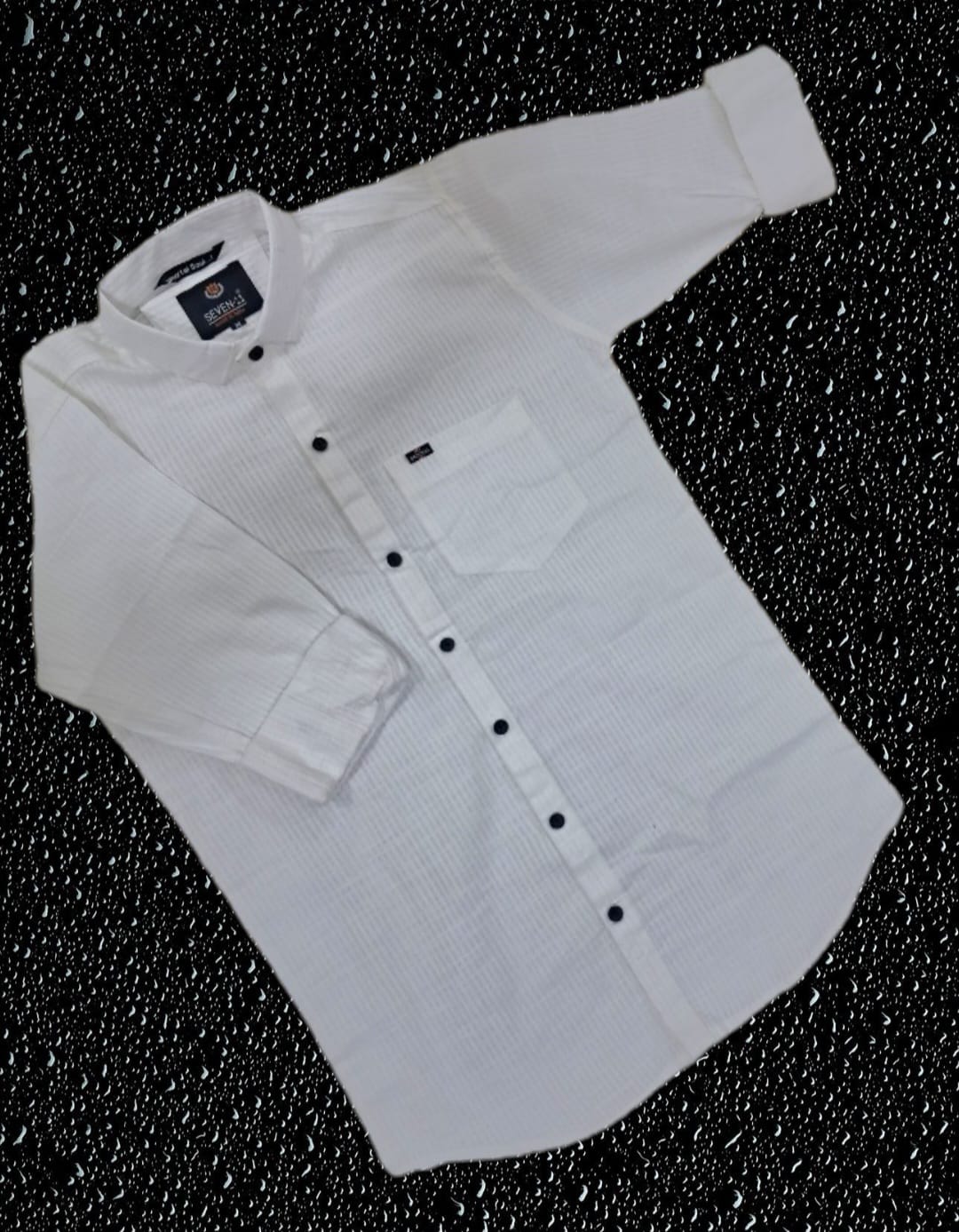 Premium White  Collar Casual Shirt