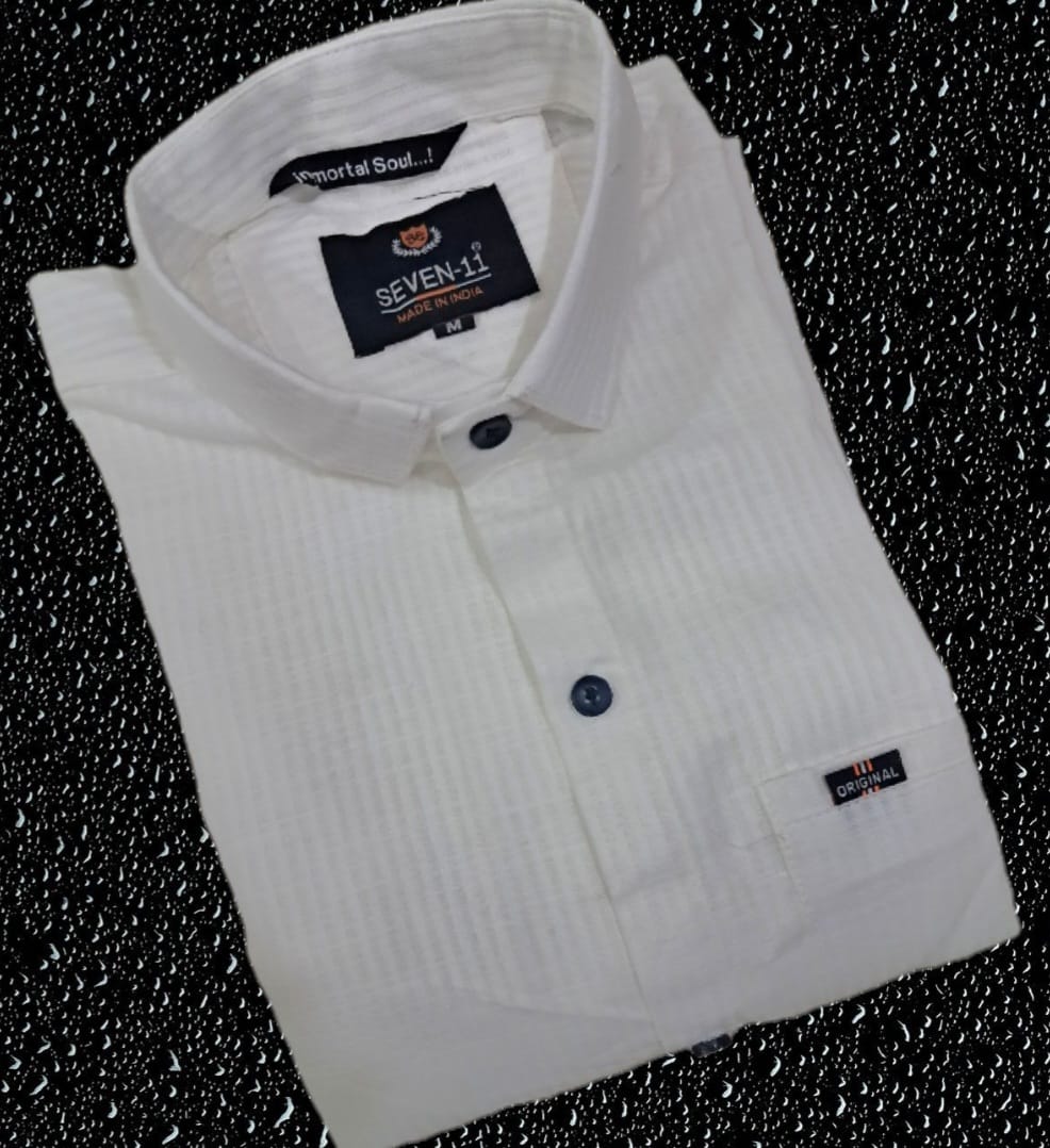 Premium White  Collar Casual Shirt