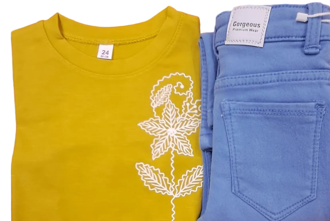 Denim Jeans Pant and t-shift