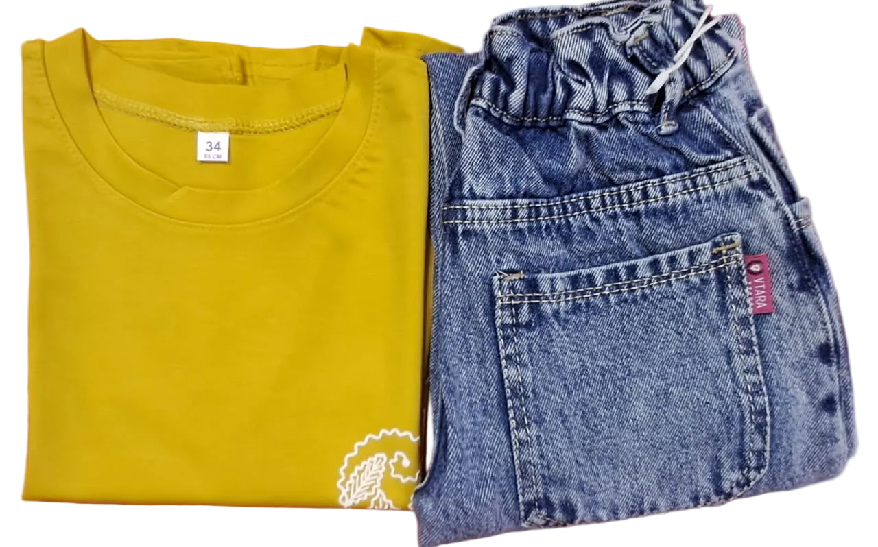 Denim Jeans pant and T- shirt