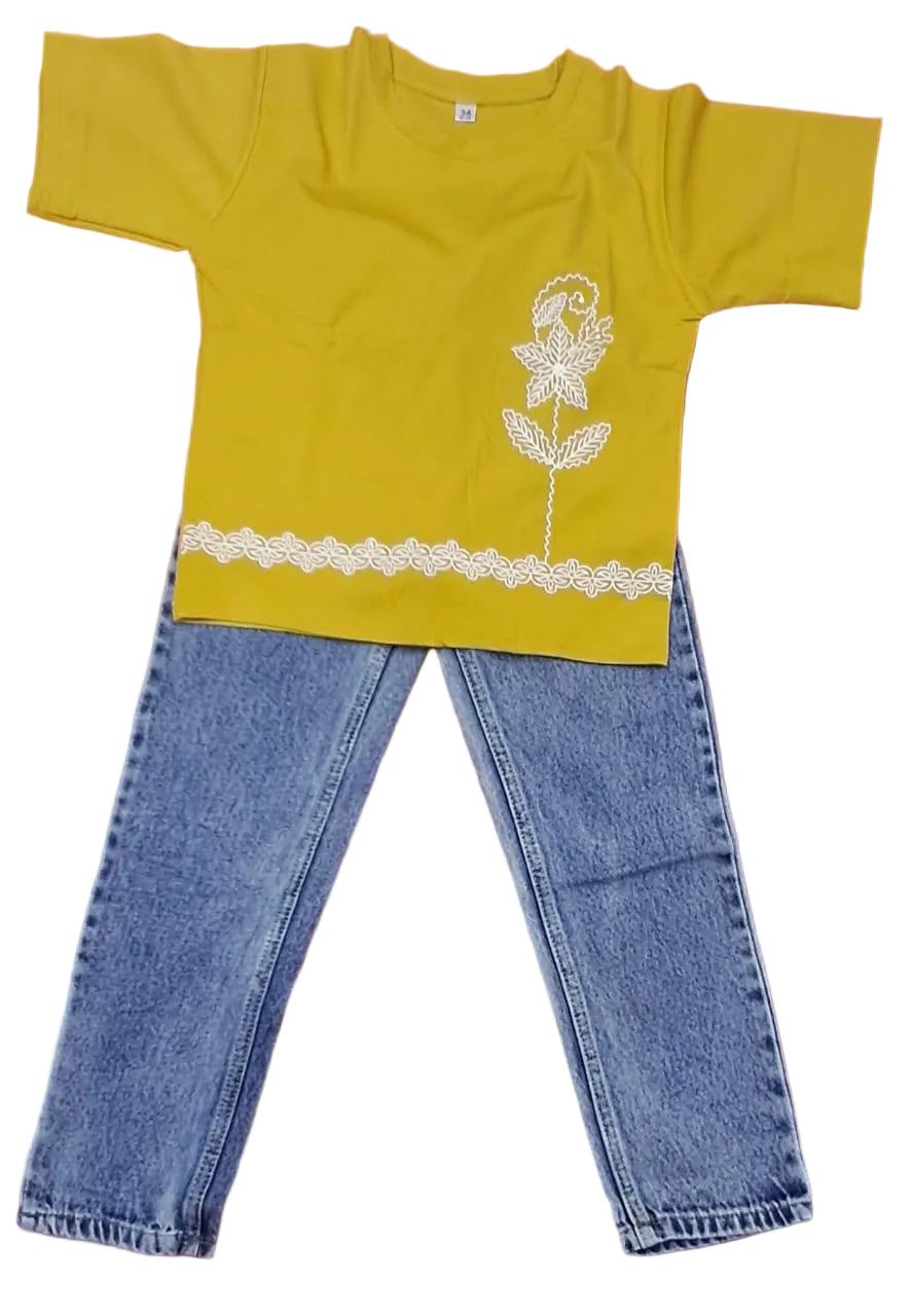 Denim Jeans pant and T- shirt